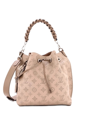 Louis Vuitton Pre-Owned Muria Mahina Leather bucket bag - Neutrals
