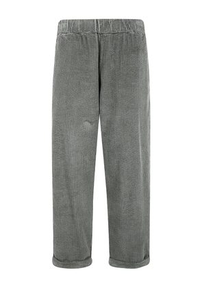 Labo Art corduroy-textured trousers - Green