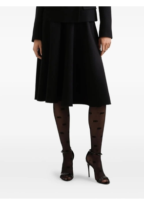 Dolce & Gabbana DNA full pleated skirt - Black