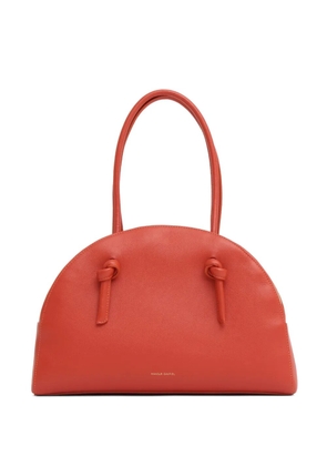 Mansur Gavriel Fortuna knotted bowling bag - Orange