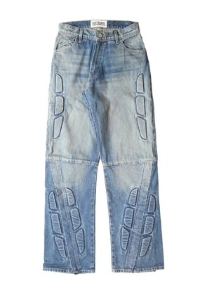 SATOSHI NAKAMOTO wide-leg jeans - Blue