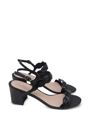 Stuart Weitzman 2024 twist braided sandals - Black