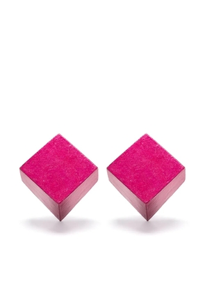 Monies geometric earrings - Pink