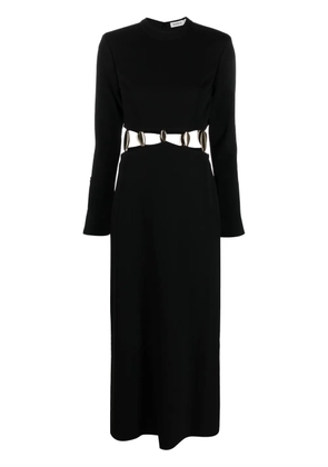 Simkhai cut-out detailing round-neck dress - Black