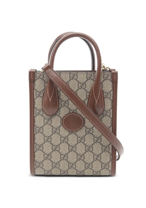 Gucci Pre-Owned 2010s GG monogram leather handbag - Neutrals