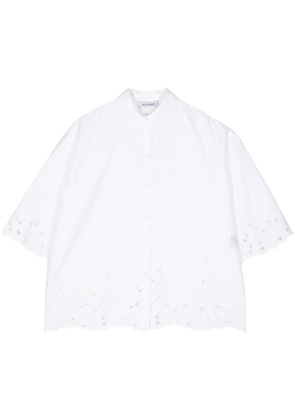 Dice Kayek embroidered cotton shirt - White