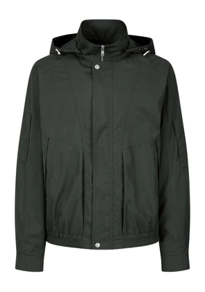 TOMBOY elasticated-hem hooded jacket - Green
