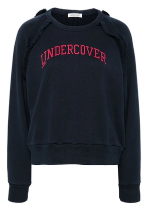 Undercover logo-print cotton sweatshirt - Blue