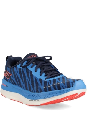 Skechers lace-up zebra-print sneakers - Blue