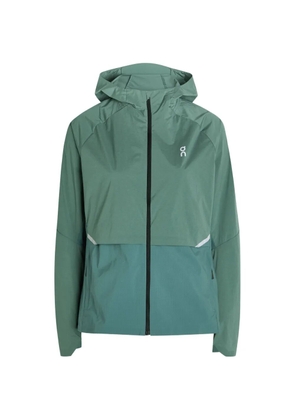 On hooded lightweight jacket - Green