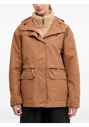Columbia drawstrings hooded jacket - Brown