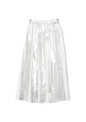 Tela pleated maxi skirt - Silver