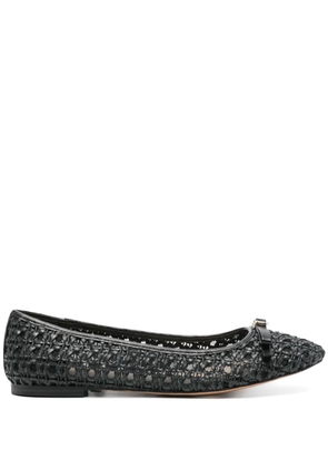 TWINSET leather ballet flats - Black