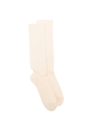 Rick Owens DRKSHDW pentagram-intarsia high socks - Neutrals