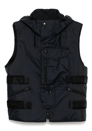 Junya Watanabe MAN zip-up gilet - Black