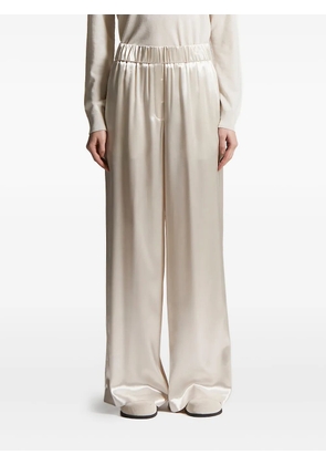 Peserico elastic-waist trousers - White