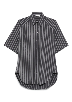 SANDRO crystal-embellished shirt - Grey