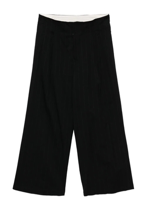 Y's wide-leg trousers - Black