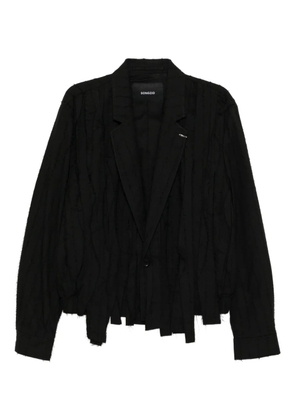 SONGZIO asymmetric blazer - Black