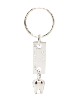 IN GOLD WE TRUST PARIS tooth keyring - Silver