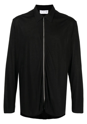 Post Archive Faction zip-up lyocell jacket - Black