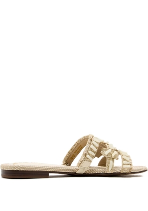 Sam Edelman beaded woven sandals - 250 LIGHT NATURAL