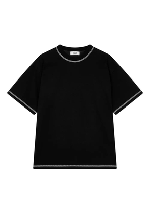 TOMBOY contrast-stitched graphic T-shirt - Black