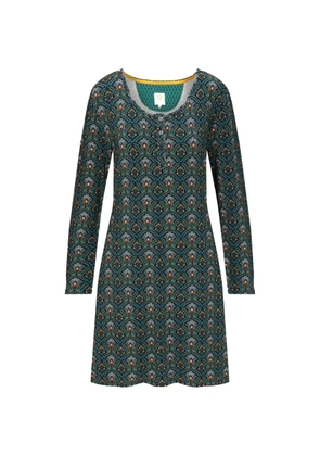 PIP STUDIO long-sleeve patterned nightdress - Green