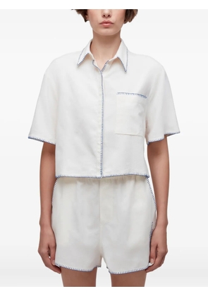 Osklen contrast-stitching shirt - White