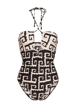 Faithfull the Brand Ola halterneck swimsuit - Brown