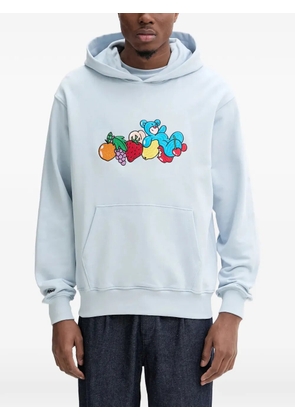 INBETWEENERS embroidered hooded sweatshirt - Blue