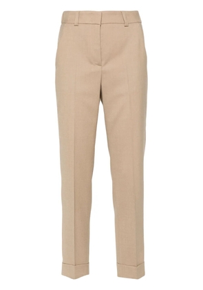 Peserico straight-leg tailored trousers - Brown