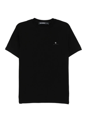 Karl Lagerfeld Ikon-embossed T-shirt - Black