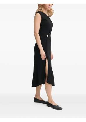 A.L.C. button-detail midi dress - Black