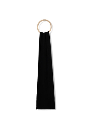 Paul & Shark ribbed scarf - Black