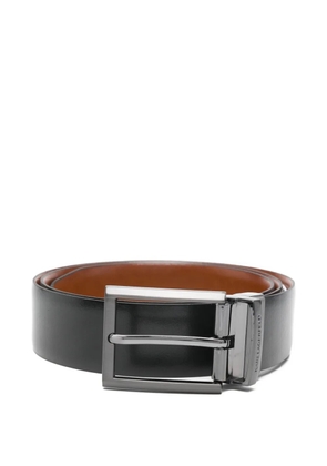 Karl Lagerfeld reversible leather belt - Black