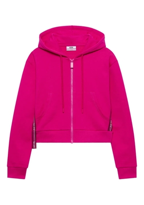 GCDS zip hooded jumpers - Pink