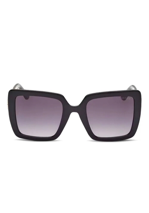 GUESS EYEWEAR embellished square sunglasses - Black