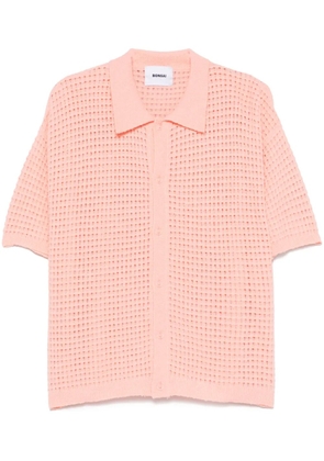 Bonsai open-knit shirt - Pink