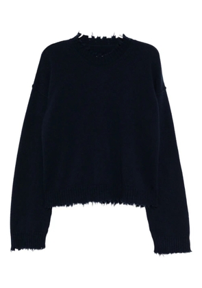 Uma Wang cashmere jumper - Blue