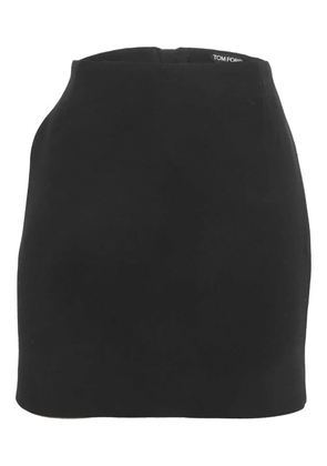 Tom Ford Pre-Owned wool mini skirt - Black