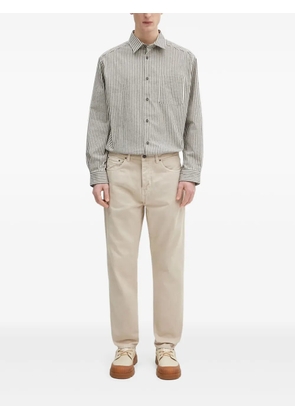 A.P.C. Malo striped long-sleeve shirt - Grey