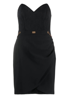 Elisabetta Franchi sweetheart-neckline minidress - Black