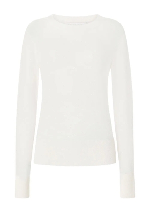 Genny long-sleeve round-neck top - White