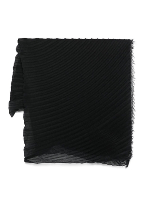 Issey Miyake pleated scarf - Black