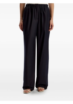 12 STOREEZ drawstring straight-leg trousers - Blue