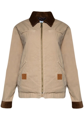 Sporty & Rich SRHWC canvas zipped jacket - Neutrals