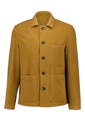 Piacenza Cashmere button-up cashmere shirt jacket - Brown