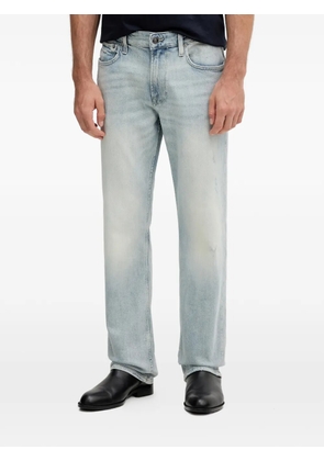 GUESS USA Mason logo-patch jeans - Blue