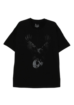 Y's Y's for men × MASSES printed T-shirt - Black
